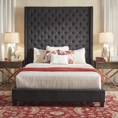 Latitude Run® Dezyah Upholstered Panel Bed & Reviews | Wayfair